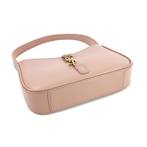Saint Laurent LE5A7 Mini Handbag, Pink Beige Leather, 710318, Gold Hardware - Picture 4 of 9